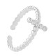 Anello in Acciaio Inossidabile 304 Croce 20x10mm