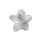Stainless Steel 304 Finger Ring with Star & Lines