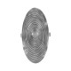 Stainless Steel 304 Finger Ring Oval with Lines 17x36mm