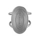 Anneau Ovale en Acier Inoxydable 304 15 x 24 mm
