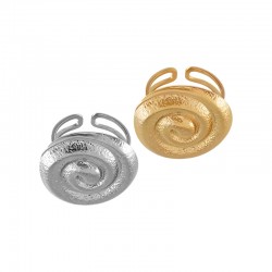 Anillo de Acero Inoxidable 304 Concha 24x25mm