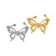Stainless Steel 304 Ring Butterfly 25.6x20.5mm Ø17mm