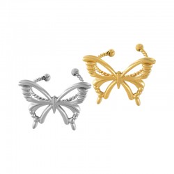 Bague Papillon en Acier Inoxydable 304 25,6 x 20,5 mm Ø17 mm