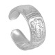 Bague avec Œil Porte-Bonheur 20x8mm en Acier Inoxydable 304