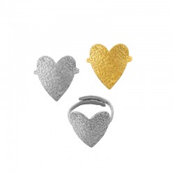 Bague en Acier Inoxydable 304 avec cœur 20 mm