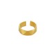 Stainless Steel 304 Finger Ring Faceted 18mm/6.5mm