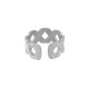 Bague en Acier Inoxydable 304 avec Losange 9 mm