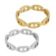 Anillo de Acero Inoxidable 304 con Cadena 19 x 4 mm