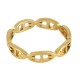 Bague motif chaîne 19x4mm en Acier Inoxydable 304