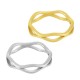 Stainless Steel 304 Finger Ring Infinity 19x5mm