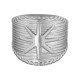Ανοξείδωτο Ατσάλι 304 Δαχτυλίδι με Αστέρι 18x20mm