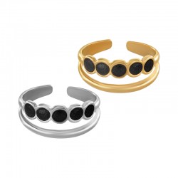 Anillo de acero inoxidable 304 esmaltado 20,8 x 9 mm Ø18 mm