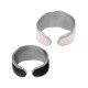 Enameled Stainless Steel 304 Finger Ring 22x12mm Ø18mm