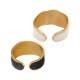 Enameled Stainless Steel 304 Finger Ring 22x12mm Ø18mm
