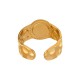 Enameled Stainless Steel 304 Finger Ring 21x12mm Ø17mm
