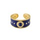 Bague en Acier Inoxydable 304 Émaillé 21 x 9 mm