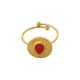 Anillo Redondo de Acero Inoxidable 304 Esmaltado con Lágrima 13 mm