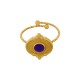 Bague Ovale en Acier Inoxydable 304 Émaillé 15 x 13 mm