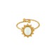 Bague Ovale en Acier Inoxydable 304 Émaillé 13 x 11 mm