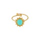 Anillo Ovalado de Acero Inoxidable 304 Esmaltado, 13 x 11 mm