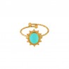 Or 18 carats/turquoise
