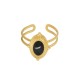 Anello Ovale in Acciaio Inossidabile 304 Smaltato 18X13 mm Ø18 mm