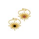 Anneau en Acier Inoxydable 304 Étoilé avec Émail 22 mm