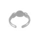 Anello in Acciaio Inossidabile 304 Smaltato con Cerchi 21X8.5 mm