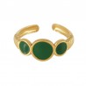 18K Doré/Vert