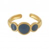 18K Doré/Bleu Denim