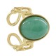 Anello Ovale in Acciaio Inossidabile 304 con Pietra 20.3X15.5 Mm/6.36 mm