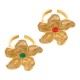 Enameled Stainless Steel 304 Ring Flower
