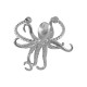 Anillo de Acero Inoxidable 304 con Pulpo 23,1 x 24,2 mm Ø17 mm