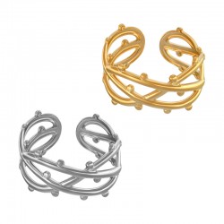 Anello in Acciaio Inossidabile 304 con Ramo 15X20 mm