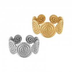 Stainless Steel 304 Ring with Spiral Waves