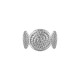 Stainless Steel 304 Finger Ring with Spiral Waves