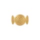 Bague en Acier Inoxydable 304 avec Vagues en Spirale