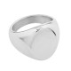 Bague Ovale 18x12mm (Ø18mm Size 8) en Acier Inoxydable 304