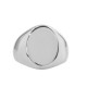 Anello in Acciaio Inossidabile 304 Ovale 18X12 mm Ø18 mm Misura 8)
