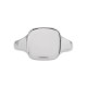 Anello da Dito in Acciaio Inossidabile 304 Quadrato 12 mm Ø18 mm Misura 8)