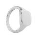 Anello da Dito in Acciaio Inossidabile 304 Quadrato 12 mm Ø18 mm Misura 8)