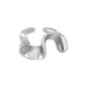 Anillo de Acero Inoxidable 304 con Ondas Irregulares