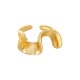 Stainless Steel 304 Finger Ring with Irregular Waves