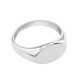 Ανοξείδωτο Ατσάλι 304 Δαχτυλίδι Οβάλ 9x13mm Ø18mm Size 8)