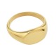 Bague Ovale 9.13mm (Ø18mm Size 8) en Acier Inoxydable 304