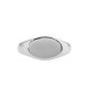 Bague Ovale 9.13mm (Ø18mm Size 8) en Acier Inoxydable 304