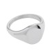 Bague Ovale12x10mm (Ø18mm Size 8) en Acier Inoxydable 304