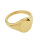 Bague Ovale12x10mm (Ø18mm Size 8) en Acier Inoxydable 304