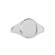 Ανοξείδωτο Ατσάλι 304 Δαχτυλίδι Οβάλ 12x10mm Ø18mm Size 8)