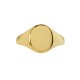 Bague Ovale12x10mm (Ø18mm Size 8) en Acier Inoxydable 304